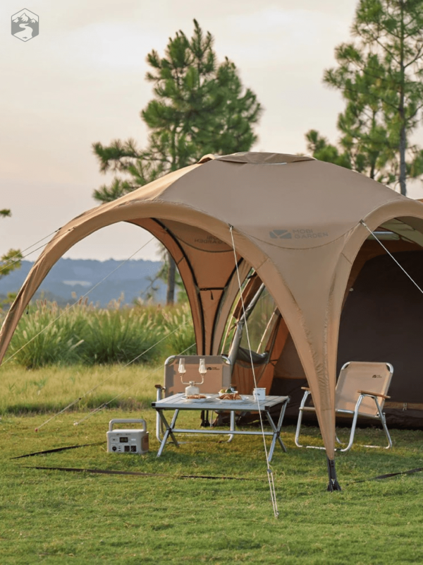 Auvent de tente, idéal pour le camping en extérieur