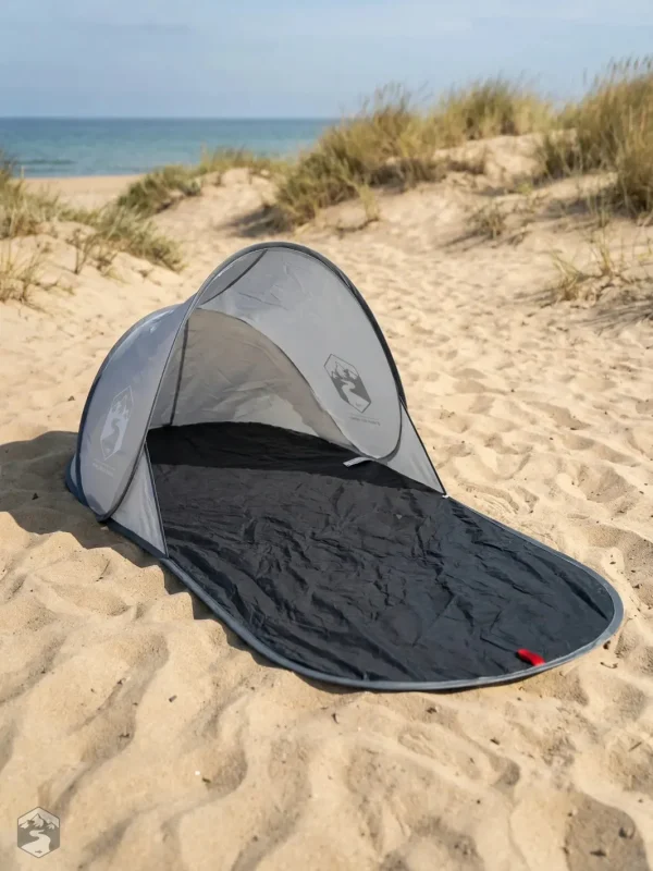 Abri de plage compact et léger