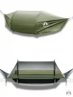 Hamac tente suspendu avec design pratique et compact