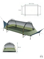 Hamac tente suspendu pour une expérience de camping unique