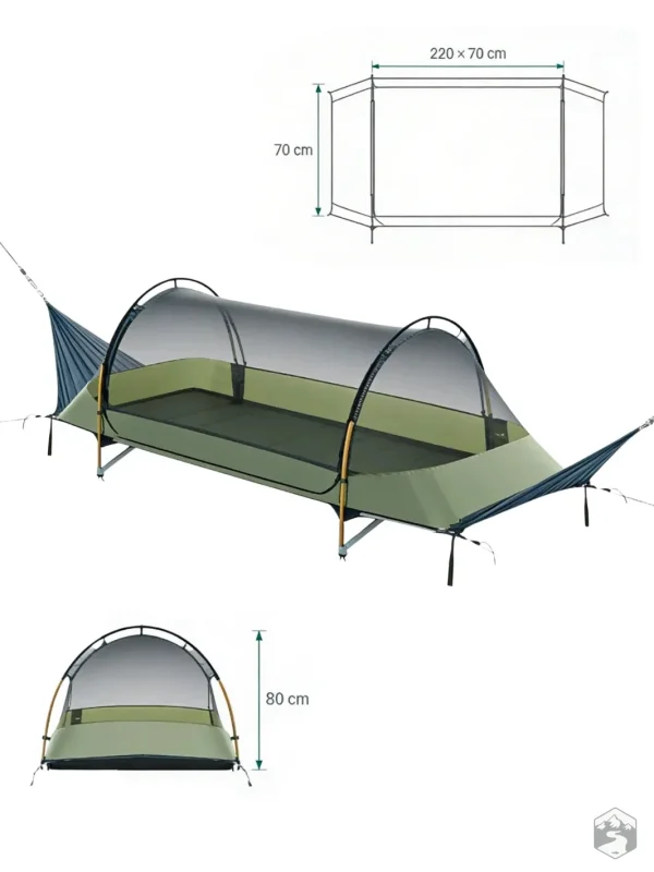 Hamac tente suspendu pour une expérience de camping unique