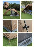 Tente de camping deux places, idéale pour les voyages