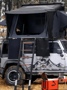 Tente de toit 4 places pour aventures en plein air