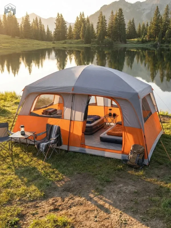 Tente de camping pour 10 personnes, facile à monter
