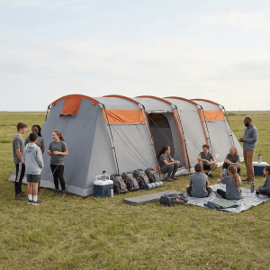Tente spacieuse pour camping en famille