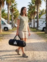Tente compact fresh and black pour les aventuriers