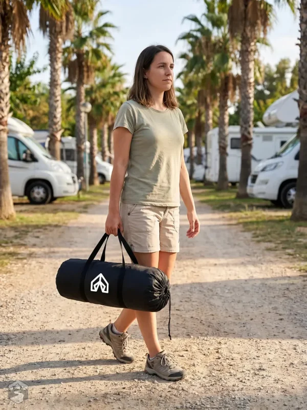 Tente compact fresh and black pour les aventuriers