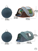 Tente 4 places, solution pratique pour les escapades en nature