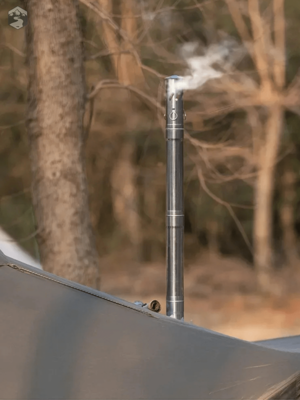Tente gonflable pour quatre, adaptée aux terrains variés