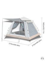 Tente automatique pratique pour les escapades en nature