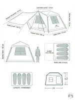 Tente automatique pour camping, spacieuse et conviviale