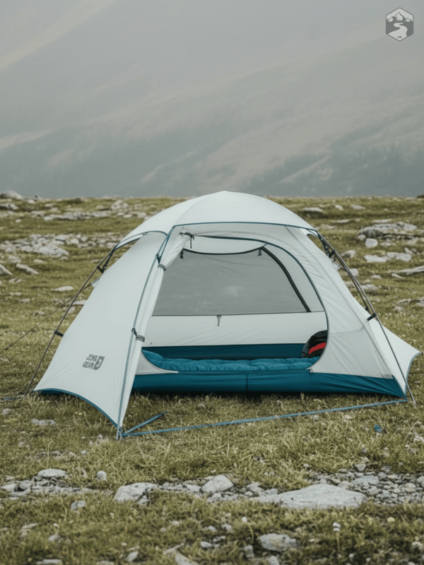 Tente de camping 1 personne, facile à transporter et installer