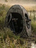 Tente discrète pour chasse et photographie animalière