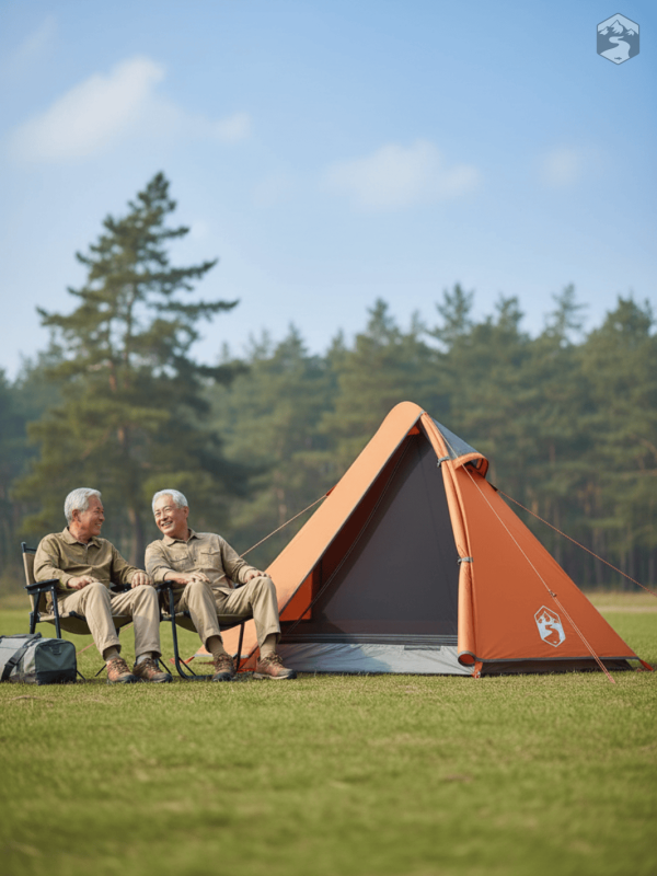 Tente ventilée pour deux personnes, parfaite pour le camping