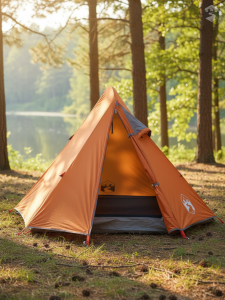 Tente de camping légère et aérée pour une nuit confortable