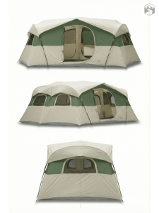 Tente 3 chambres pour un confort optimal en camping