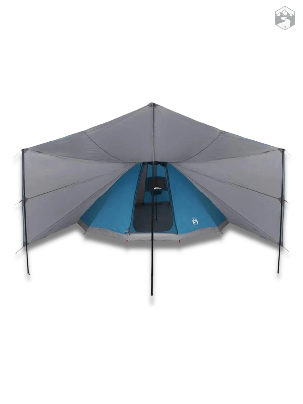 Tente de camping tipi avec espace de vie confortable