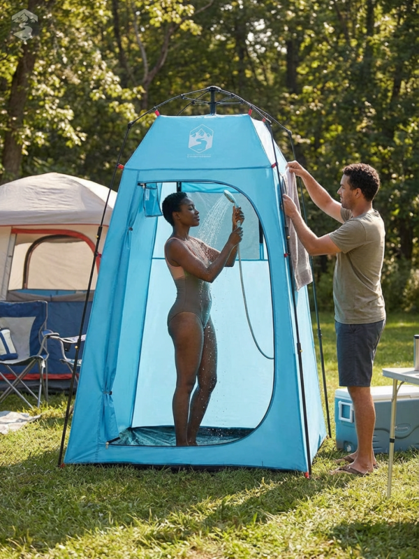 Tente d'intimité pour douches en plein air