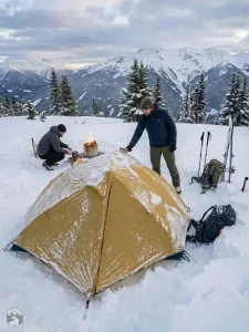 Tente légère 2 personnes adaptée aux climats rigoureux