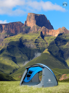 Tente rapide pour deux personnes en camping