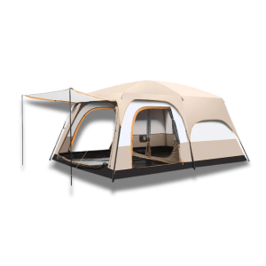 Tente de camping 4 places avec 2 chambres spacieuses