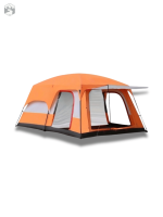 Tente de camping adaptée pour 4, idéale pour l'été