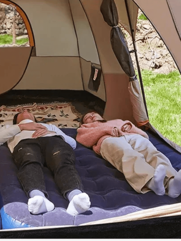 Conception de tente avec deux espaces de couchage