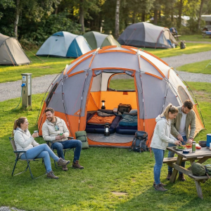 Tente légère et spacieuse pour le camping