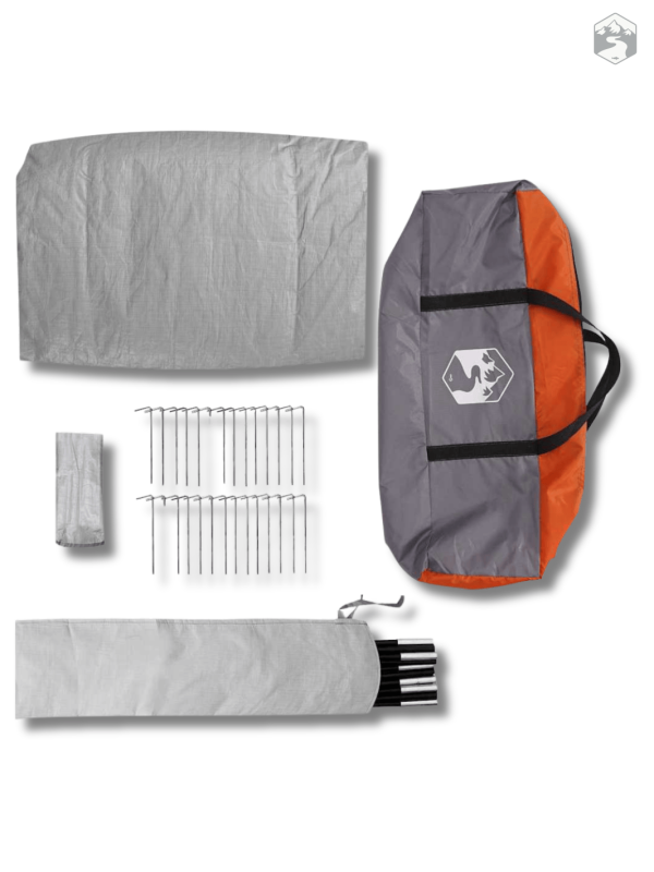 Tente de camping compacte et portable pour les randonneurs