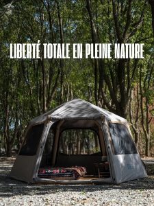 Abri de camping léger et facile à installer
