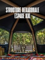 Tente de camping confortable pour groupes