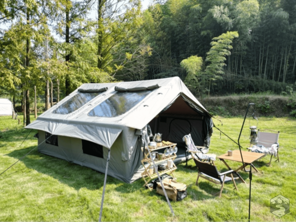 Tente de camping légère et transportable pour 6