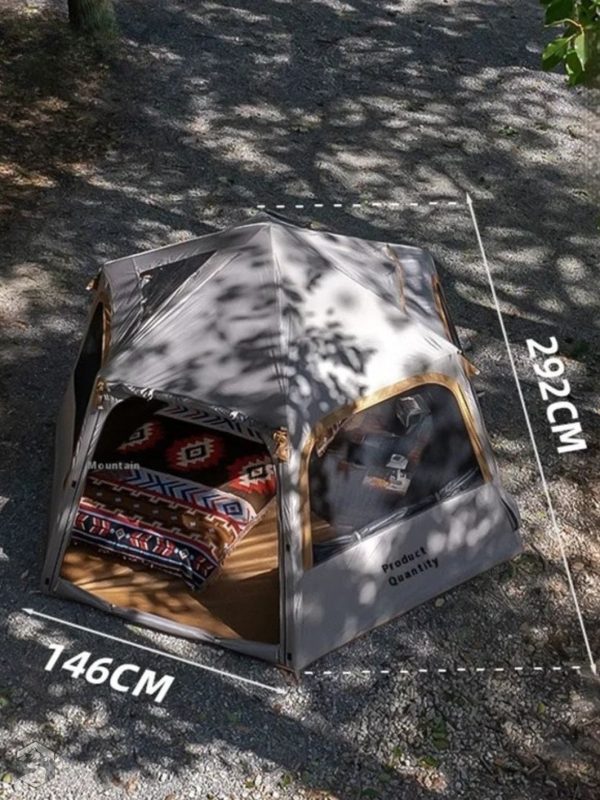 Solution de camping rapide avec tente gonflable
