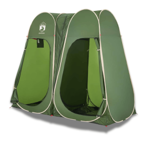 Tente de douche double pop up compacte et pratique