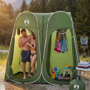 Tente de douche pop up pour une utilisation facile en extérieur