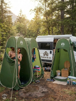 Tente de douche portable pop up idéale pour le camping