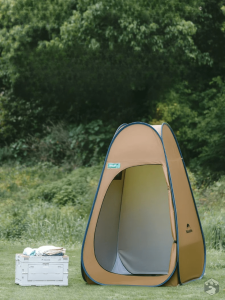 Cabine de douche pop up pour camping et festivals
