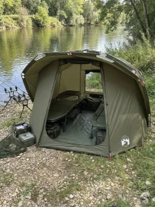 Tente spacieuse pour pêcheurs à la carpe
