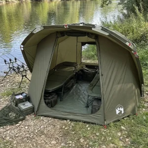 Tente spacieuse pour pêcheurs à la carpe