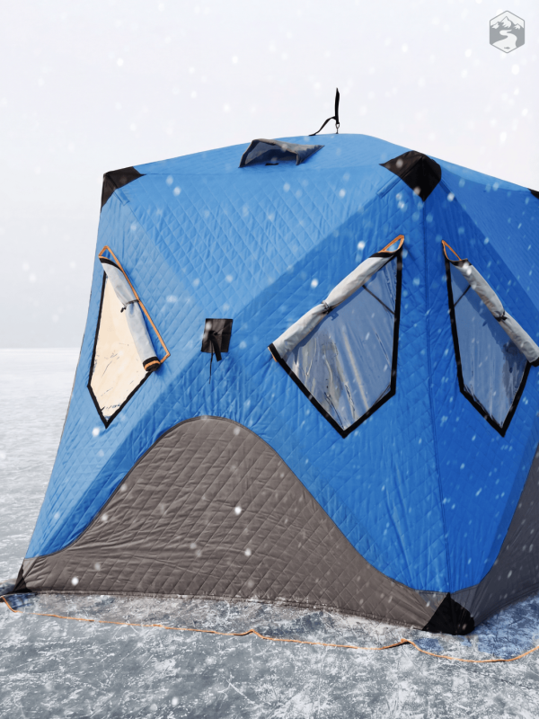 Abri de pêche sur glace pour 4 pêcheurs