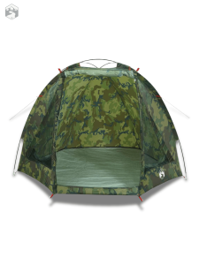 Abri de pêcheur avec motif camouflage