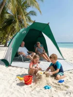 Tente légère idéale pour une journée à la plage