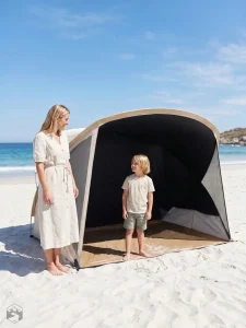 Protection solaire avec tente de plage adulte