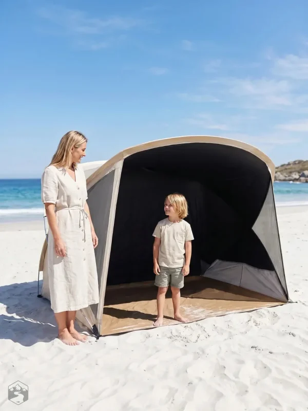 Protection solaire avec tente de plage adulte