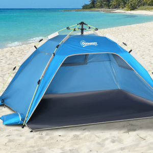 Tente de plage légère avec ouverture automatique rapide