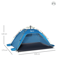 Tente de plage portable, idéale pour les sorties en plein air