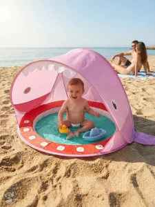 Tente de plage idéale pour se rafraîchir au bord de l'eau