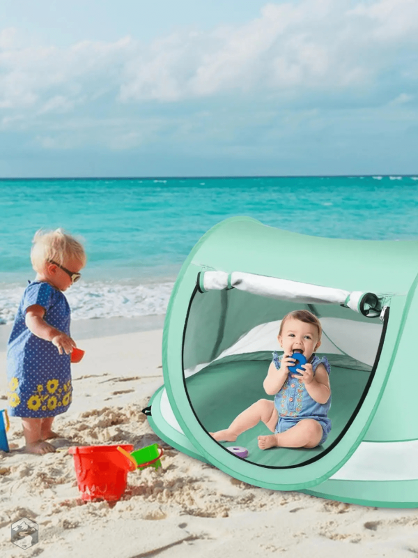 Tente de plage pour bébé, design léger et facile à transporter