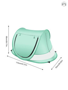 Tente de plage compacte pour bébé, sécurité et confort garantis