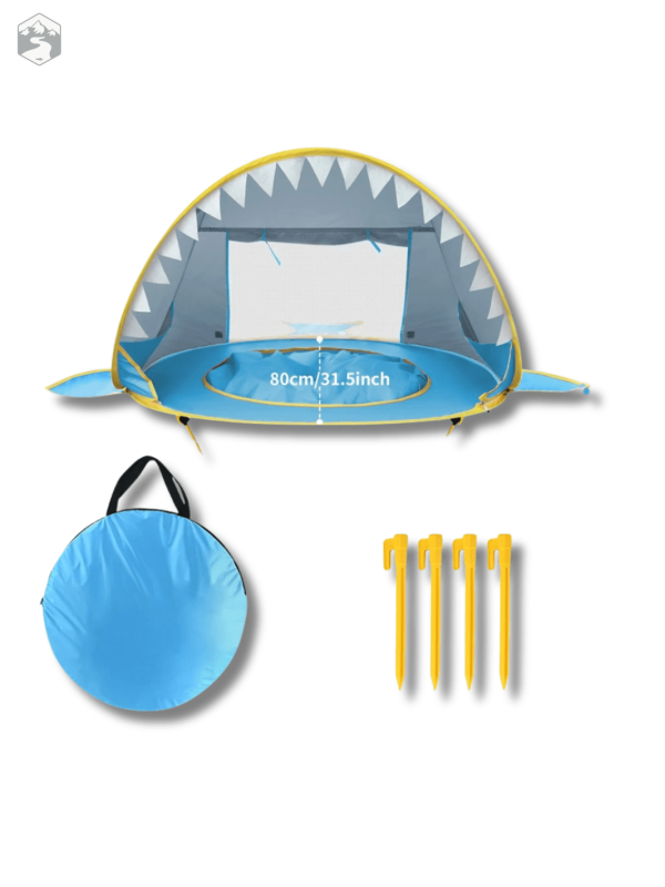 Tente plage pour enfants, piscine intégrée pratique